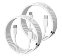 FinalCool 2 Pezzi Cavo USB C Lighting per iPhone 1M+2M, Cavi Caricatore Carica Rapida, Cavetto Filo Tipo C Lighting per iPhone 14/13/12/11/Pro/Pro Max/Mini/XR/XS/XS Max/X/8/7/6/Plus/iPad, Bianco