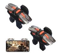 FinalCool 2 Pezzi Triggers 6 Dita Joystick Controller, Joystick Triggers L1R1 L2R2 per PUBG, COD, Compatibile con Telefono Smartphone Android e iPhone, Massima Precisione e Protezione del Telefono