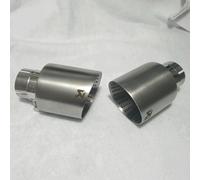 Finalini Di Scarico Acciaio Universale 2pezzi destro + sinistro Coppia 70/101 mm