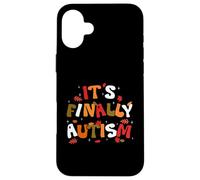 Finally Autumn Autism Awareness Custodia per iPhone 16 Plus