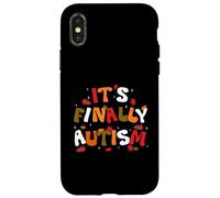 Finally Autumn Autism Awareness Custodia per iPhone X/XS