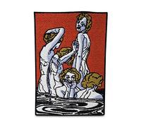 Finally Home Mythos Collection Toppa termoadesiva con donne in acqua, da applicare con il ferro da stiro, toppa artistica