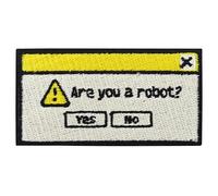 Finally Home Toppa termoadesiva - Are you a robot? | Toppe retrò per gamer vintage, Toppe da applicare con ferro da stiro