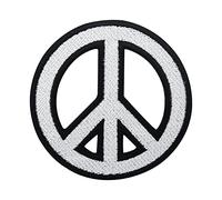 Finally Home Toppa Termoadesiva Con Scritta 'Peace' | Hippie Sign Pace Make Love Not War