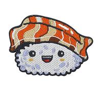Finally Home Toppa termoadesiva Kawaii Sushi Tunfish Nigiri | Toppe alimentari asiatiche, toppe da stirare a pesce, toppe alimentari, toppe