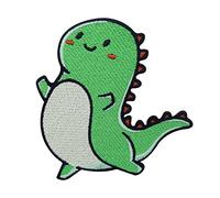 Finally Home Toppa termoadesiva per bambini T-Rex Dino | Toppe di dinosauro ragazzi Toppe termoadesive da cucire