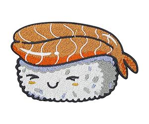 Finally Home Toppa termoadesiva per sushi Kawaii | Toppe alimentari asiatiche, salmone pesce nigiri, toppe per cibo