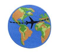 Finally Home Toppa termoadhesiva - Giro del mondo | Viaggio Patch termoadesivo, Avventura Patch da stirare, Mappa Fregio termoadesivo, Libertà Toppa da cucire