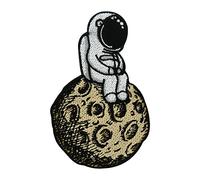 Finally Home Toppa termoadhesiva - Man on the Moon Astronauta | Spazio Patch termoadesivo, Luna Alieno Patch da stirare, Ufo Nasa Fregio termoadesivo, Toppa da cucire Jeans Giacca