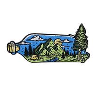 Finally Home Toppa termoadhesiva - Paesaggio Imprigionato | Monte Patch termoadesivo, Albero Patch da stirare Natura, Bosco Fregio termoadesivo, Escursionista Toppa da cucire