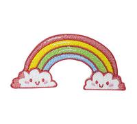 Finally Home Toppa termoadhesiva - Piccolo arcobaleno tra le nuvole | Rainbow Patch termoadesivo, Patch da stirare, Giacca di jeans Fregio termoadesivo, Toppa da cucire
