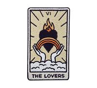 Finally Home Toppa termoadhesiva - The Lovers Cuore Arcobaleno Fiamma | Nuvole Patch termoadesivo, Amore Patch da stirare, Cielo Fregio termoadesivo, Cuore Toppa da cucire