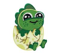 Finally Home Toppe termoadesive a forma di dinosauro, per ragazzi, toppe T-Rex da cucire, toppe da cucire