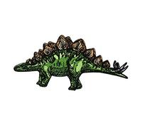 Finally Home - Toppe termoadesive, da incollare termicamente, motivo: stegosauro, dinosauri, animali, per bambini, per ragazzi