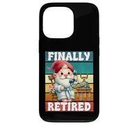 Finally Retired Dad Gnome For Men And Women Happy Retirement Custodia per iPhone 13 Pro