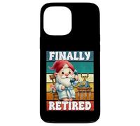 Finally Retired Dad Gnome For Men And Women Happy Retirement Custodia per iPhone 13 Pro Max