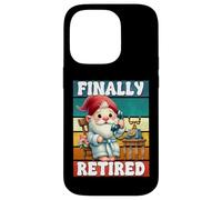 Finally Retired Dad Gnome For Men And Women Happy Retirement Custodia per iPhone 14 Pro