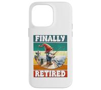 Finally Retired Fishing Grandpa Gnome Graphic For Retirement Custodia per iPhone 14 Pro Max