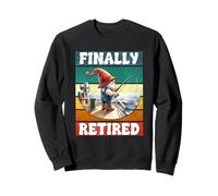 Finally Retired Fishing Grandpa Gnome Graphic For Retirement Felpa