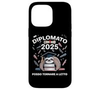 Finalment Mi Ho Diplomato 2025 posso tornare a letto Diploma Custodia per iPhone 14 Pro Max