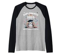 Finalment Mi Ho Diplomato 2025 Posso Tornare a Letto Diploma Maglia con Maniche Raglan