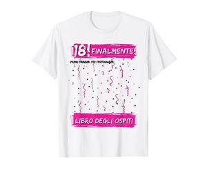 Finalmente 18, maggiorenne! Elenco degli invitati alla festa Maglietta