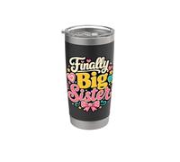 Finalmente Big Sister Annuncio Ragazza Fratello Bicchiere termico in acciaio inox doppia parete