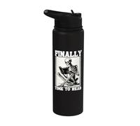 Finalmente è ora di leggere leggere la lettura dello scheletro degli amanti Stainless Steel Insulated Water Bottle