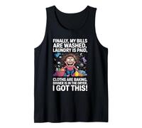 Finalmente Le Mie bollette Sono pagate Il bucato è finito Mom Life Canotta