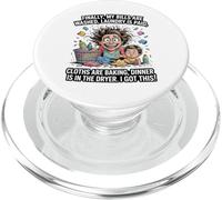 Finalmente le mie bollette sono pagate Il bucato è finito Mom Life PopSockets PopGrip per MagSafe