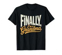 Finalmente Nonna per La Prima Volta Umorismo Nuova Maglietta