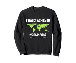 Finalmente raggiunta la Giornata Mondiale della Pace della Terra dei Piselli Vegani Felpa