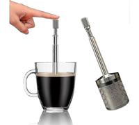 Finalpress Coffee And Tea Maker - Press The Plunger To Brew Anywhere - 304 Stainless Stee