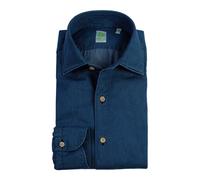 Finamore - Camicia Gaeta Denim - - Shirts - Uomo - Blu - XS
