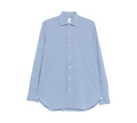 Finamore - Super Light Cotton Shirt - - Shirts - Uomo - Blu - 5XL