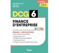 Finance d'entreprise DCG 6: Manuel + Applications