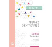 Finance d'entreprise DCG UE6: Corrigé