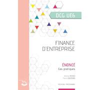Finance d'entreprise DCG UE6: Enoncé