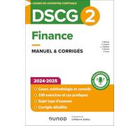 Finance DSCG 2 Finance: Manuel & corrigés