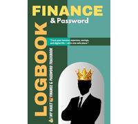 Finance & Password Tracker: Simple Financial and password logbook. “Track your income, expenses, savings, and digital life - all in one safe place.” | 6" x 9" | 102 pages |
