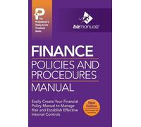 Finance Policies and Procedures Manual (Copertina rigida)