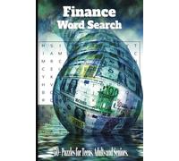 Finance Word Search Book: Word Searches with Easy-to-Read Print about Finance, Investing and More | 6x9 inches, 110 pages | ... Gift for Holiday and Relaxation Time