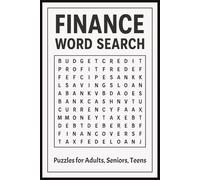 Finance Word Search: Easy-to-Read Puzzles | 6x9 Inches, 110 Pages | Perfect for Birthdays, Anniversaries, and Free Time