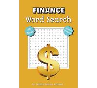 Finance Word Search Puzzle Book: Financial Literacy Word Search Book | 50+ Puzzles About Saving, Investing, and Budgeting | Fun and Educational Activity for Adults
