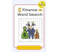 Finance Word Search Puzzle Book: Word Searches with Easy to Read Print about Finance, Budgeting, and Investing Terms and More | 6 x 9 inches, 110 ... Gift for Vacations, Holidays and Free Times