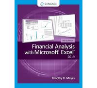 Financial Analysis With Microsoft Excel 2019