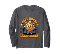 Financial Freedom More Money Less Worry Saver Finance Maglia a Manica