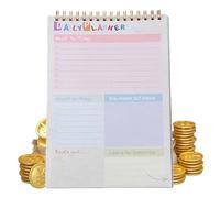 Financial Notebook, A5 Financial Planner Organizer, Undated Expense Tracker, Monthly Financial Planner, Undated Bill Notebook Journal, Spiral-Bound Budgeting Journal Book for Planning Your Finances