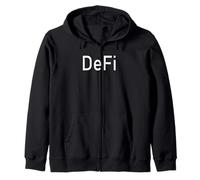 Finanza decentralizzata DeFi Felpa con Cappuccio