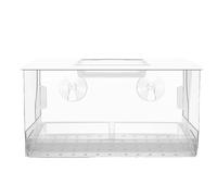 Finanziatore Per Uccelli - Finestra Hummingbird Feeder | Finestra All'aperto Birdfeeder | Clear Acrilic Birdhouse Con Ventose | Alimentatore Esterno Resistente Alle Intemperie Con Tetto E Vassoio
